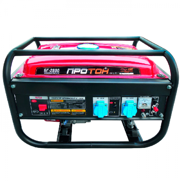 Генератор бензиновий, газ ПРОТОН 1 фаза (220В), 6кВт, (БГ-7802)